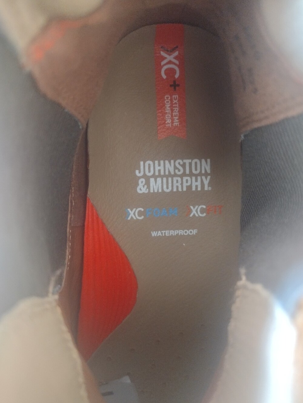 Men's Johnston & Murphy Size 8  XC Durham Waterproof Suede Chelsea Boots - Picture 10 of 10